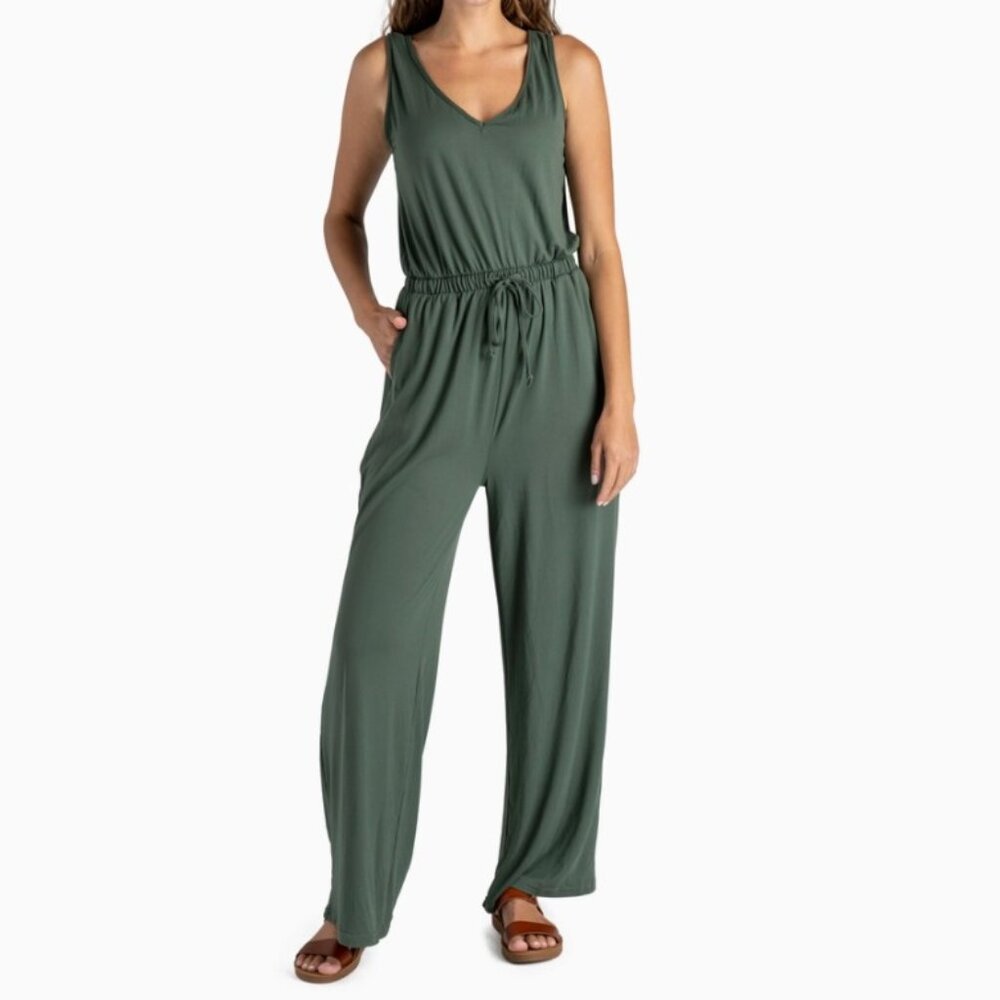 Allthreads Vineyard Jumpsuit Olive Green Large (12-14)